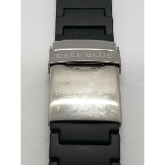 CB11 Blue Crafter Blue Rubber Watch Band | Seiko SKX007  24MM BLACK Poly Carbon BAND DEEP BLUE